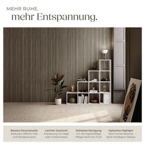Sonic Wall Holzoptik in Eiche dunkel 4er Set Eiche dunkel 4er Set