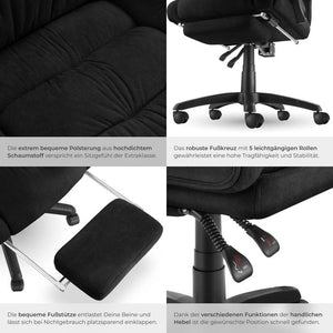 Jillien office chair, black 