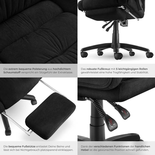 Jillien office chair, black 