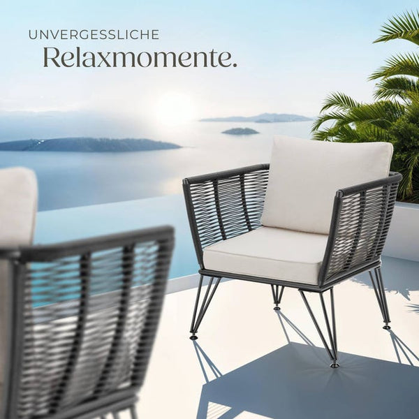Garten-Loungesessel Sundo 4er Set