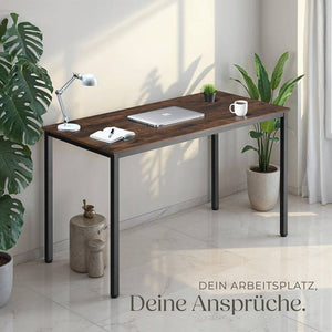 Schreibtisch Vanport 120x60x75,5cm Industrial dunkelbraun