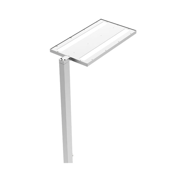 CONTINI LED Büro-Stehleuchte Morelux dimmbar silber