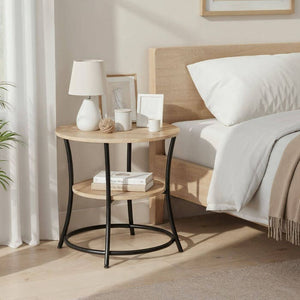Beistelltisch Saint Louis Industrial Holz hell, Eiche Sonoma