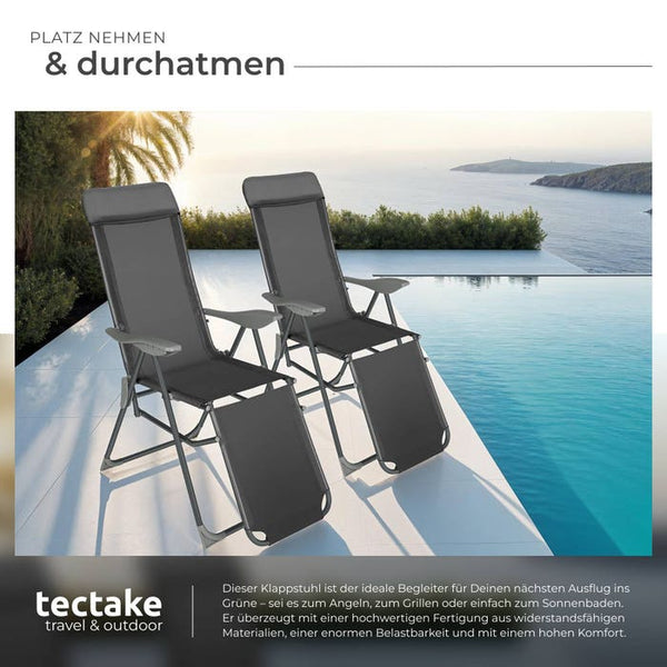 2er Set Gartenstuhl Jana anthrazit