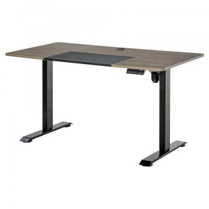 Elektrischer Schreibtisch höhenverstellbar Natur schwarz 140c m x 70 cm x 116 cm