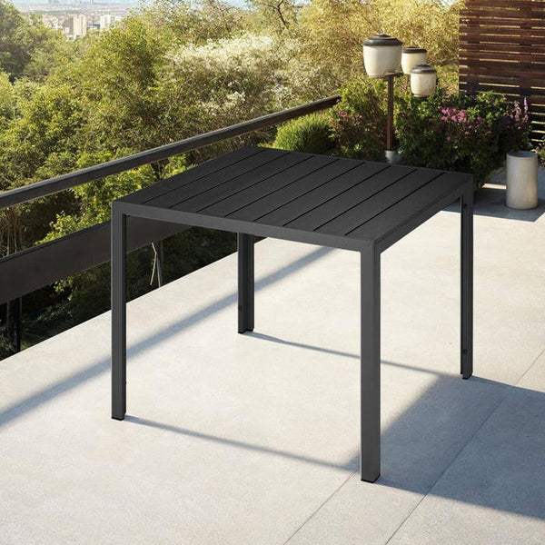 Aluminium Gartentisch Maren schwarz