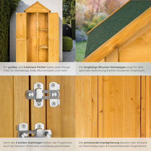Gartenschrank mit Spitzdach