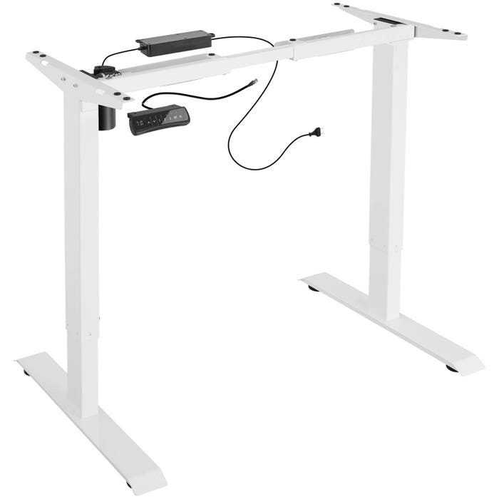Tischgestell elektrisch höhenverstellbar Memory-Funkt. Weiss