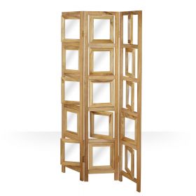 Paravent Bilder Fotos Natur | 3 teilig | Holz | Raumteiler Trennwand Sichtschutz