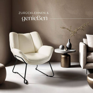 Sessel Kjeld creme-weiss