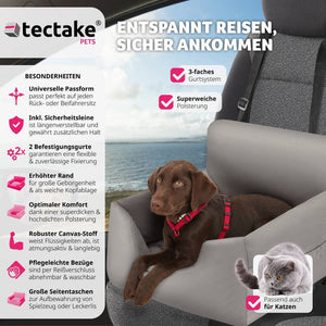 Hundeautositz Milow grau