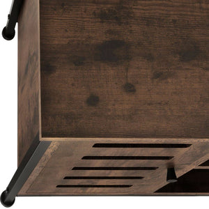 TV-Board Galway Industrial Holz dunkel, rustikal