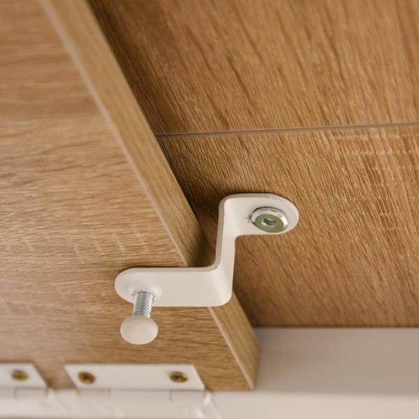 Klapptisch Tisch Schreibtisch Bürotisch mit Rollen Computertisch Mobil MDF Natur