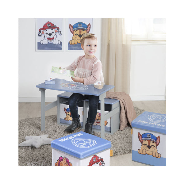 roba Klappbare Sitzbank mit Aufbewahrungsbox Paw Patrol