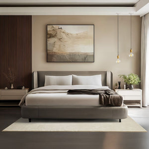 Tapis à poils courts Soft Zone beige 140 x 200 cm 