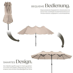 Sonnenschirm Silia beige