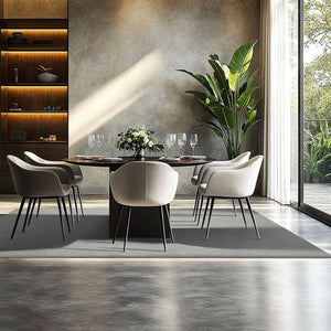 Tapis à poils courts Soft Zone gris 160 x 230 cm 