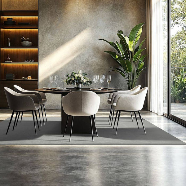 Tapis à poils courts Soft Zone gris 160 x 230 cm 