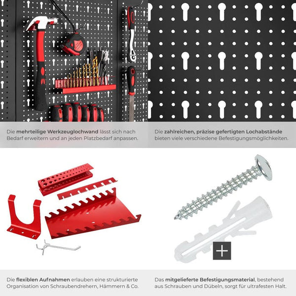 Jonah 4-piece tool pegboard 