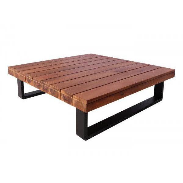 Garten-Garnitur mit Sessel Lounge-Set Sofa, Spun Poly Akazie Holz MVG Aluminium ~ braun, Polster cremeweiss