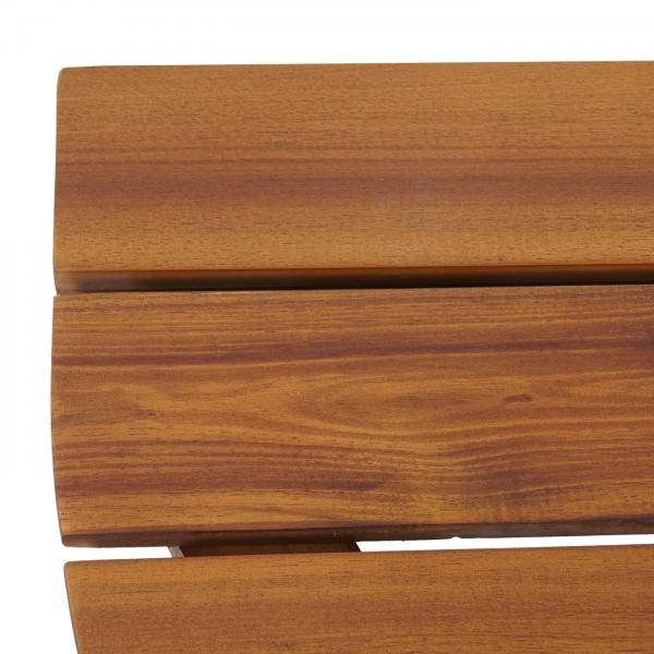 Klapptisch HWC-L19, Gartentisch Balkontisch, In-/Outdoor klappbar Akazie Holz MVG-zertifiziert