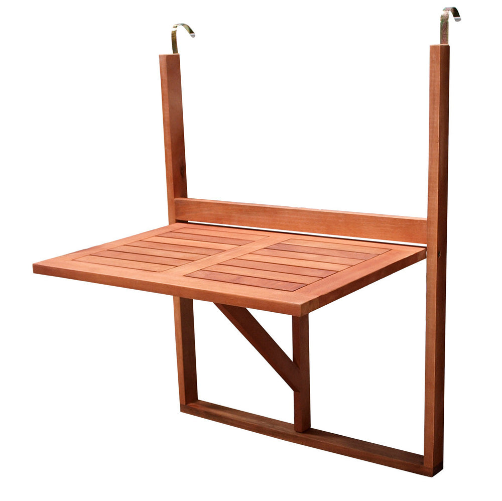 Balkonhängetisch 60x40cm, Akazienholz geölt
