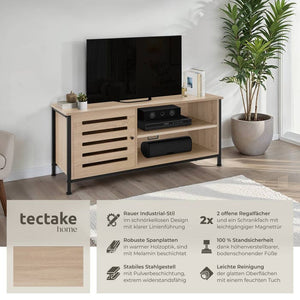TV-Board Galway Industrial Holz hell, Eiche Sonoma