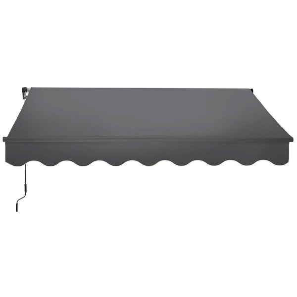 Gelenkarmmarkise Ornella dunkelgrau 250 x 200 cm