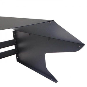 Mähroboter-Garage HWC-L43, Dach Unterstand für Rasenmäher, Metall 40x59x69cm ~ anthrazit