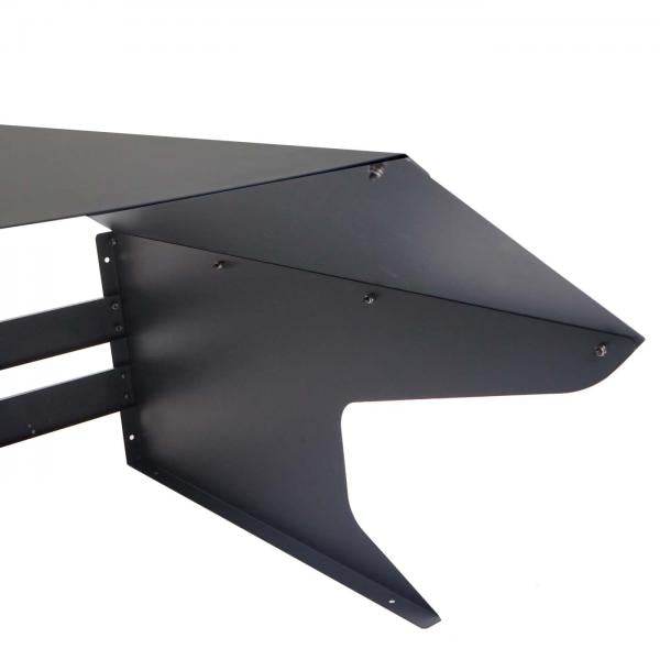 Mähroboter-Garage HWC-L43, Dach Unterstand für Rasenmäher, Metall 40x59x69cm ~ anthrazit