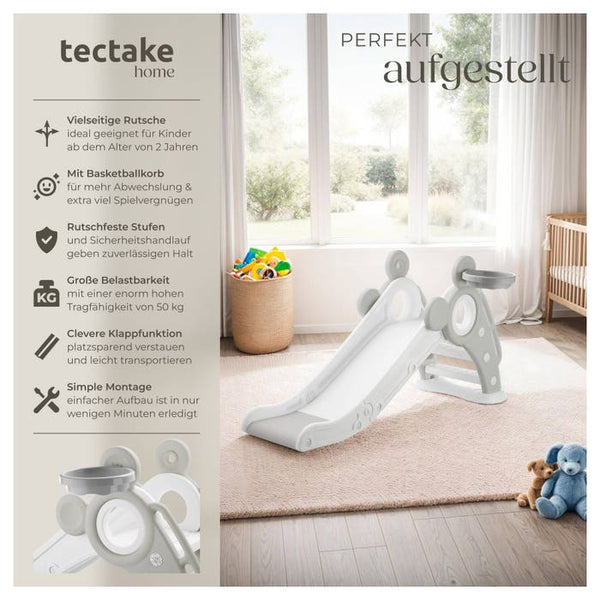 Kinderrutsche Joy grau