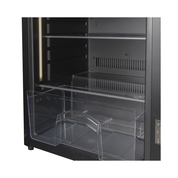 Kibernetik RKS256 Retro Getränkekühlschrank schwarz