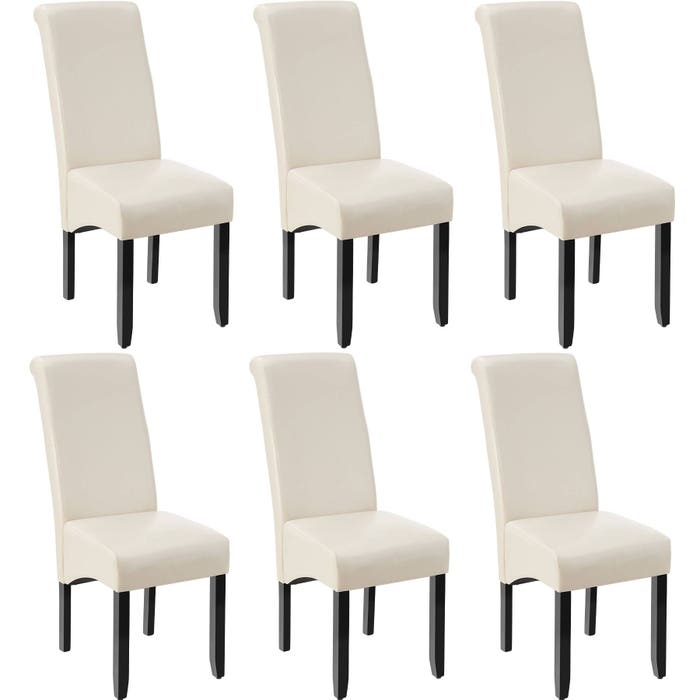 Esszimmerstuhl creme 6er Set