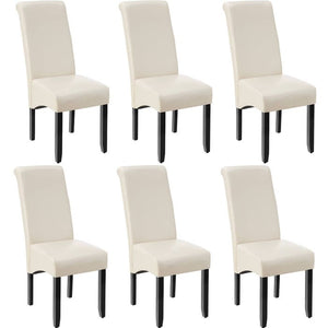 Esszimmerstuhl creme 6er Set