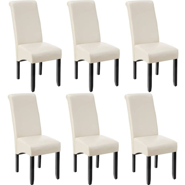 Esszimmerstuhl creme 6er Set