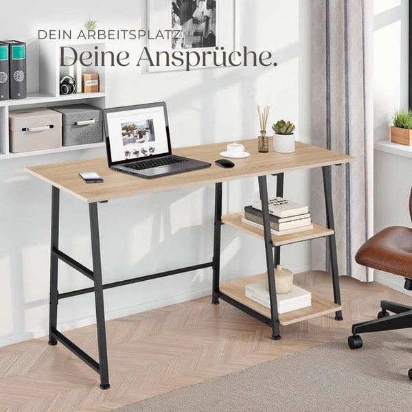 Schreibtisch Paisley Industrial Holz hell, Eiche Sonoma