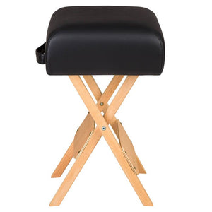 Hocker + 2 Lagerungsrollen schwarz
