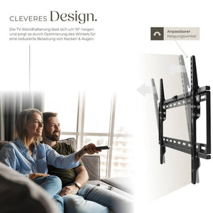 TV Wandhalterung neigbar für 32"" (81cm) - 65"" (165cm), VESA max.: 600x400, bis 70kg