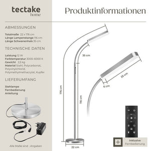 Stehlampe Prisma silber