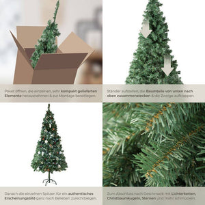 Künstlicher Weihnachtsbaum 180 cm grün