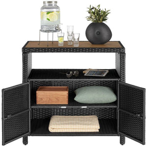 Gartenschrank Monscia schwarz