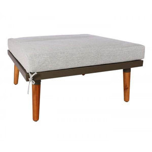 Gartengarnitur HWC-L31, Garnitur Lounge-Set Sofa Outdoor, Spun Poly Metall Poly-Rattan MVG-zertifiziert ~ hellgrau