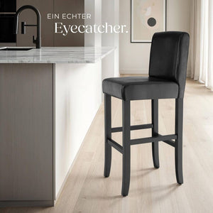 Barhocker schwarz 4er Set
