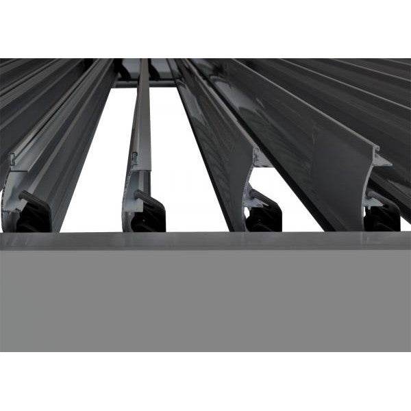 Pergola HWC-L46, Gartenpavillon Lamellen-Pavillon, 11cm-Aluminium-Gestell, Regenrinne sturmfest, 3x6m ~ anthrazit