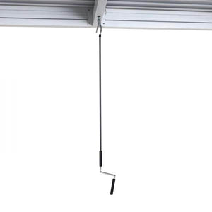Pergola HWC-L46, Gartenpavillon Lamellen-Pavillon, 11cm-Aluminium-Gestell, Regenrinne sturmfest, 3x6m ~ weiss