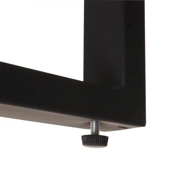Beistelltisch Kaffeetisch Nachttisch Loungetisch Couchtisch, Metall 51x50x54cm ~ Marmor-Optik grau