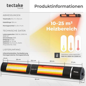 Infrarotheizstrahler Solaris Horizon