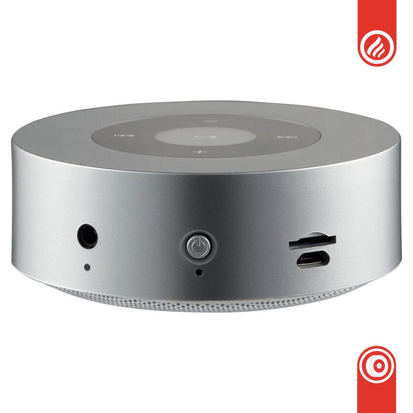 KAMINIO Knister Lautsprecher MORITZ - Soundbox Bluetooth Silber