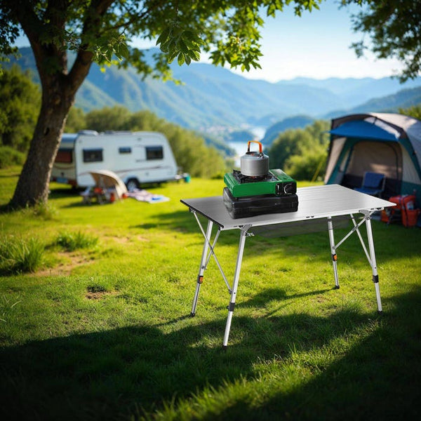 Campingtisch Bastian silber