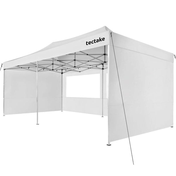Aluminium Faltpavillon Viola weiss
